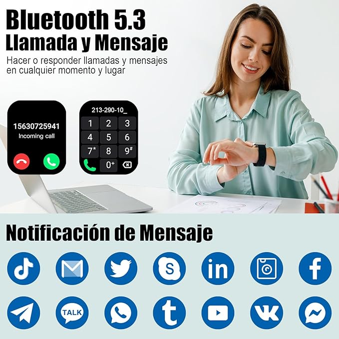 Smartwatch serie 10 con pantalla 2.2 pulgadas