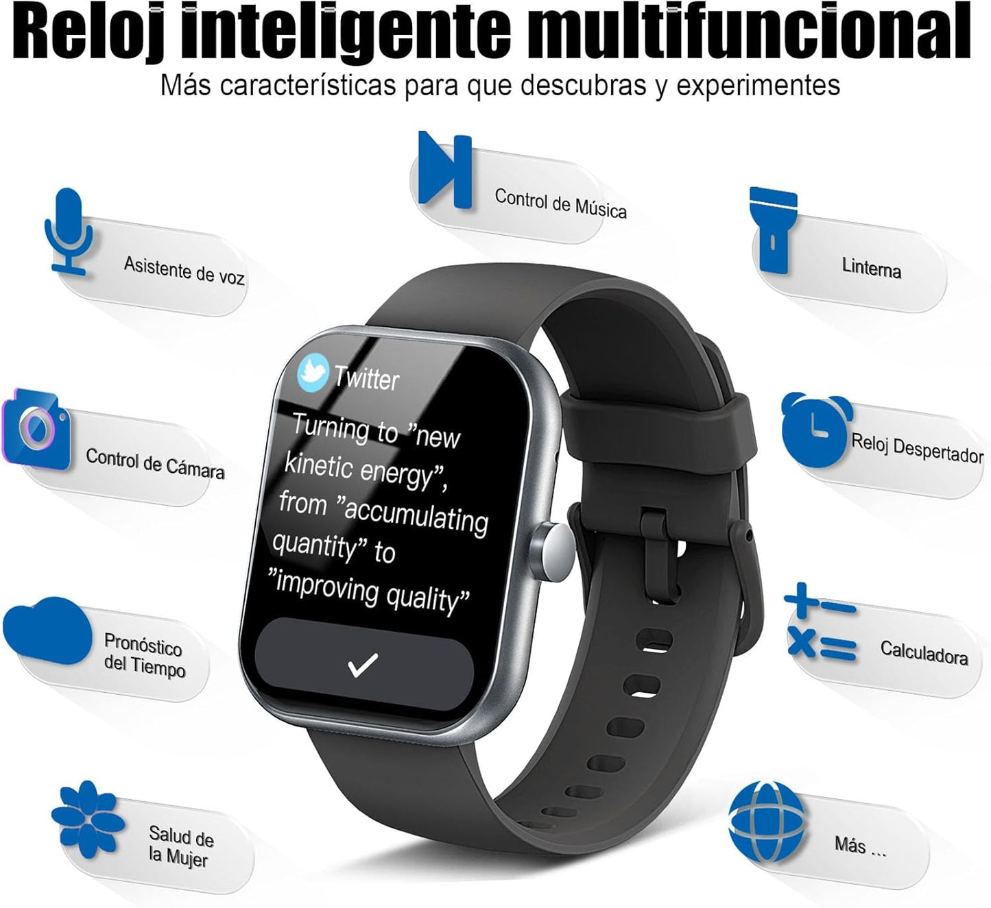 Smartwatch serie 10 con pantalla 2.2 pulgadas