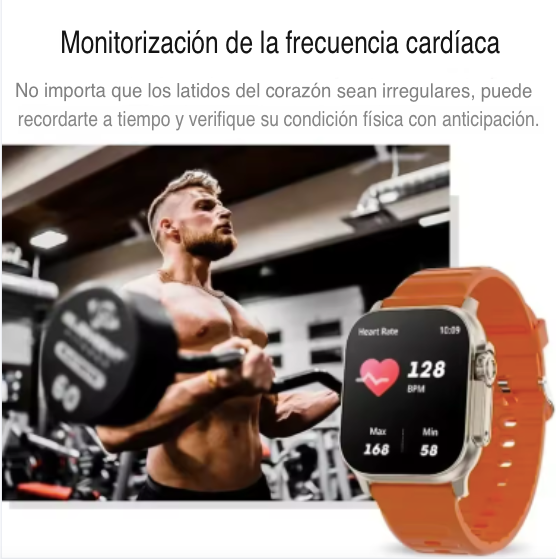 Smartwatch serie 10 con pantalla 2.2 pulgadas