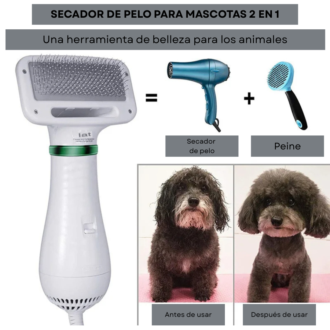 Secador de Mascotas 2 en 1