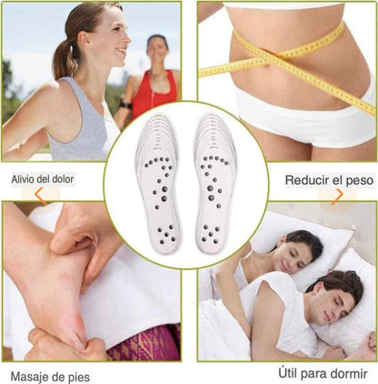 Plantillas de Masaje Magnético de Acupresión