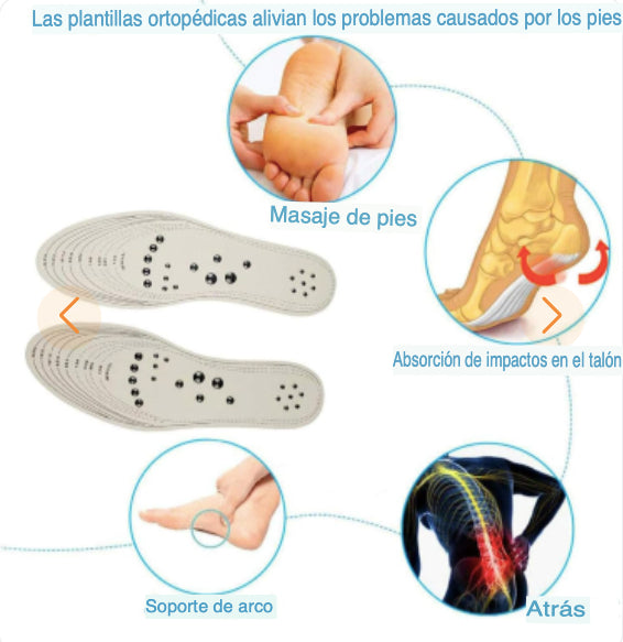 Plantillas de Masaje Magnético de Acupresión