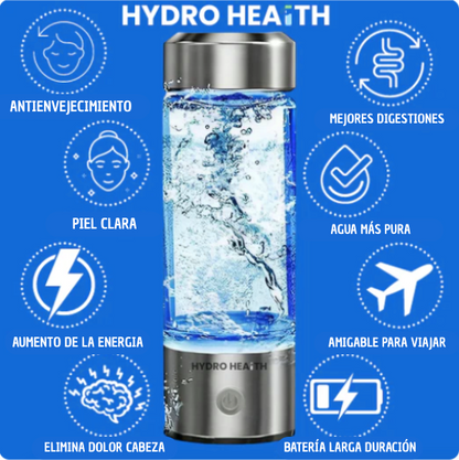 Botella de Agua Hidrogenada: Salud Excelente (HYDRO HEALTH)