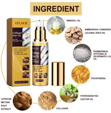 Aceite esencial Reparador de Colágeno - Hair Oil Repair