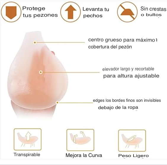 LiftBra™ – Sujetador Adhesivo Invisible (2 uds)