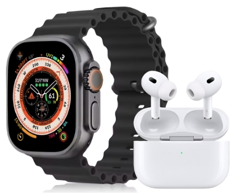 Smartwatch Ultra Pro + AirPods Pro 2ª Generación