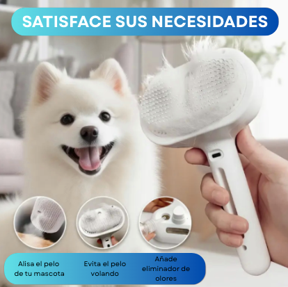 PETVAPORPRO - Cepillo de Vapor para Mascotas