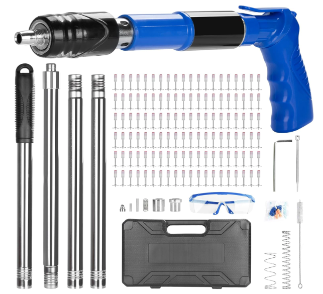 Pistola de Clavos (maletín y clavos INCLUIDOS)