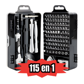 PROFIX - Kit Destornillador de Precisión 115 en 1