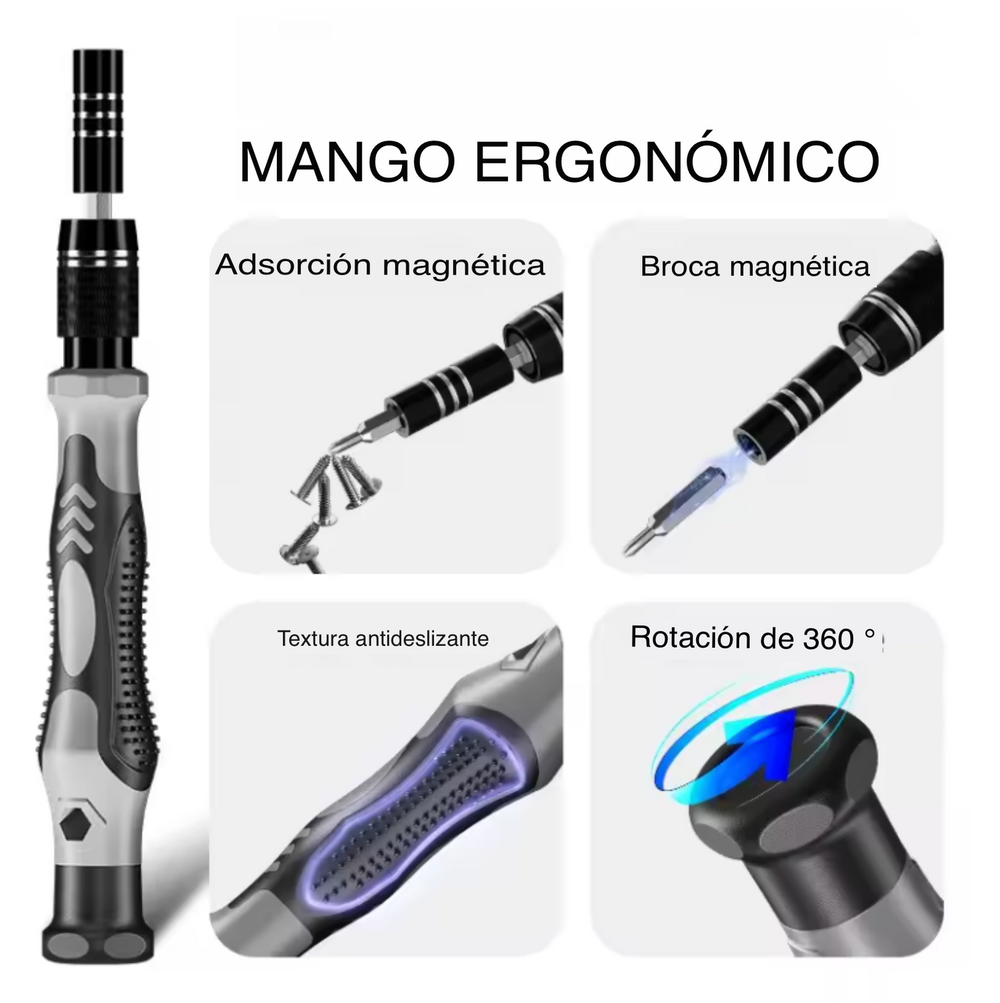 PROFIX - Kit Destornillador de Precisión 115 en 1