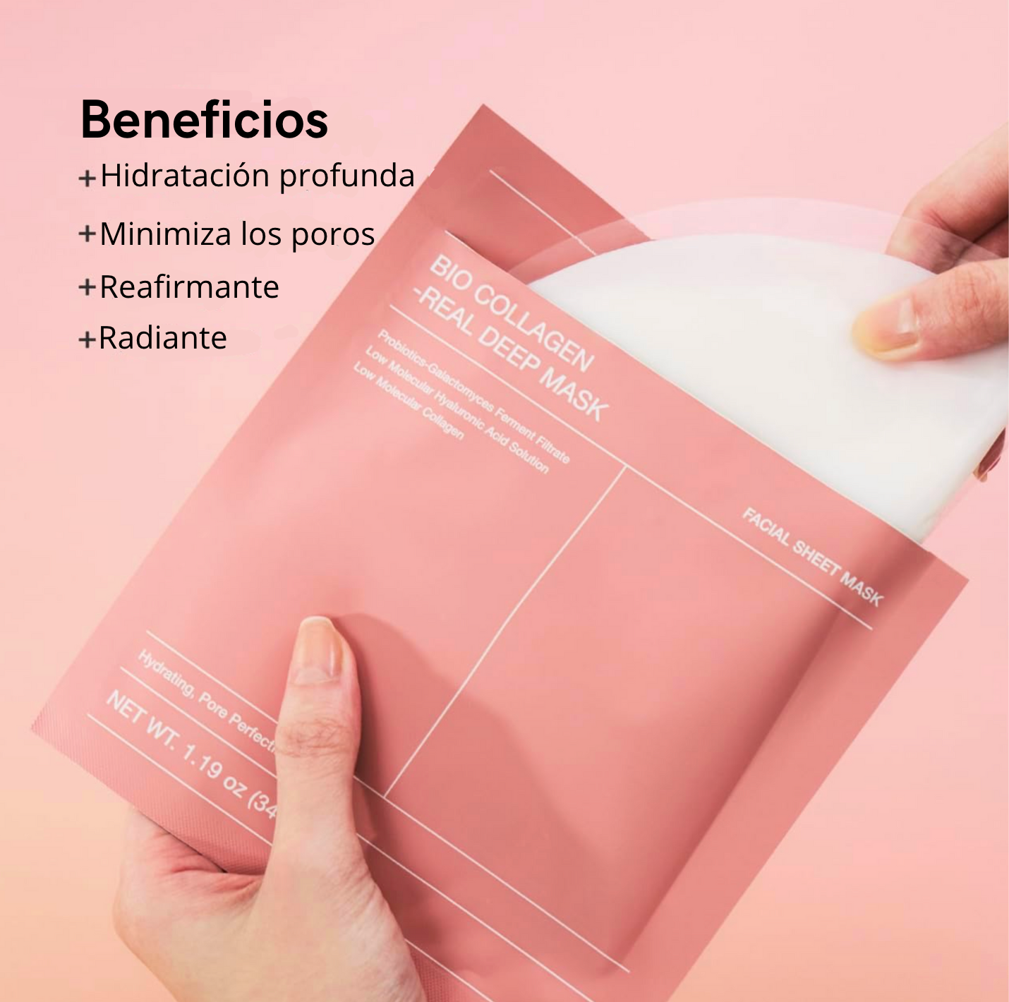 Mascarilla Colágeno Glow Profundo - 5 uds.