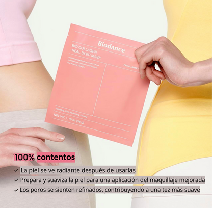 Mascarilla Colágeno Glow Profundo - 5 uds.