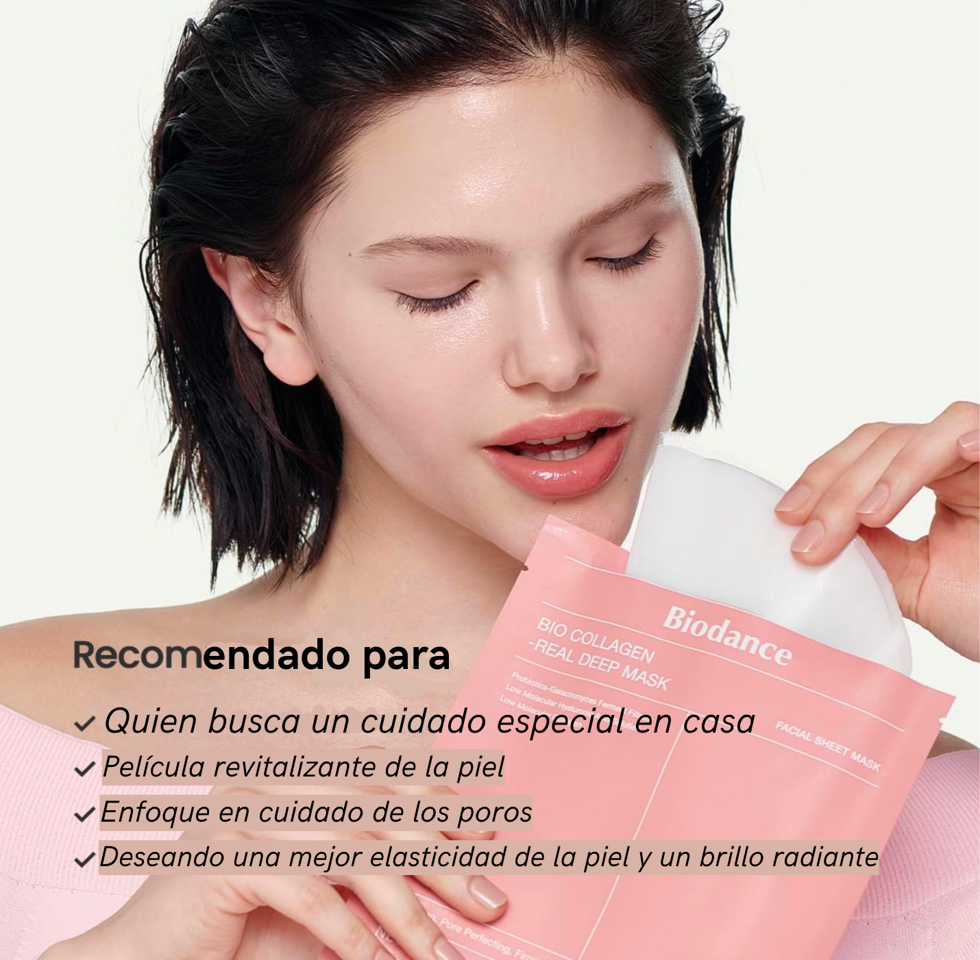 Mascarilla Colágeno Glow Profundo - 5 uds.