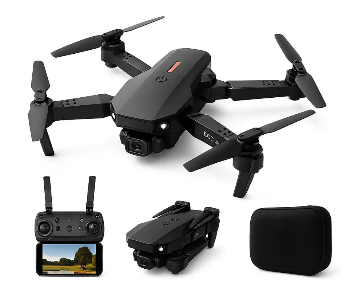 AIRVISION - Dron con Doble Cámara 4k + Maletín GRATIS