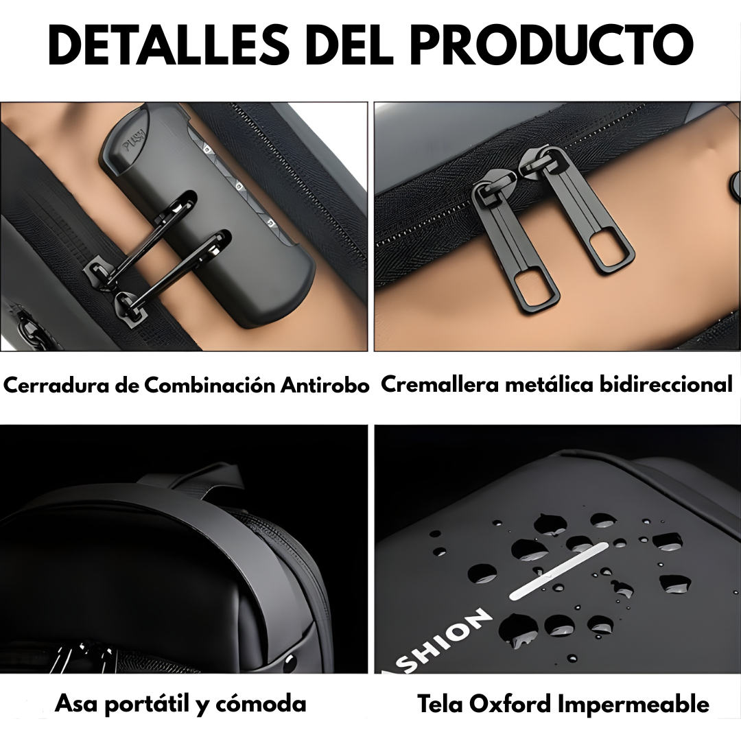 LOCKSAFE™ - Bolso cruzado antirrobo
