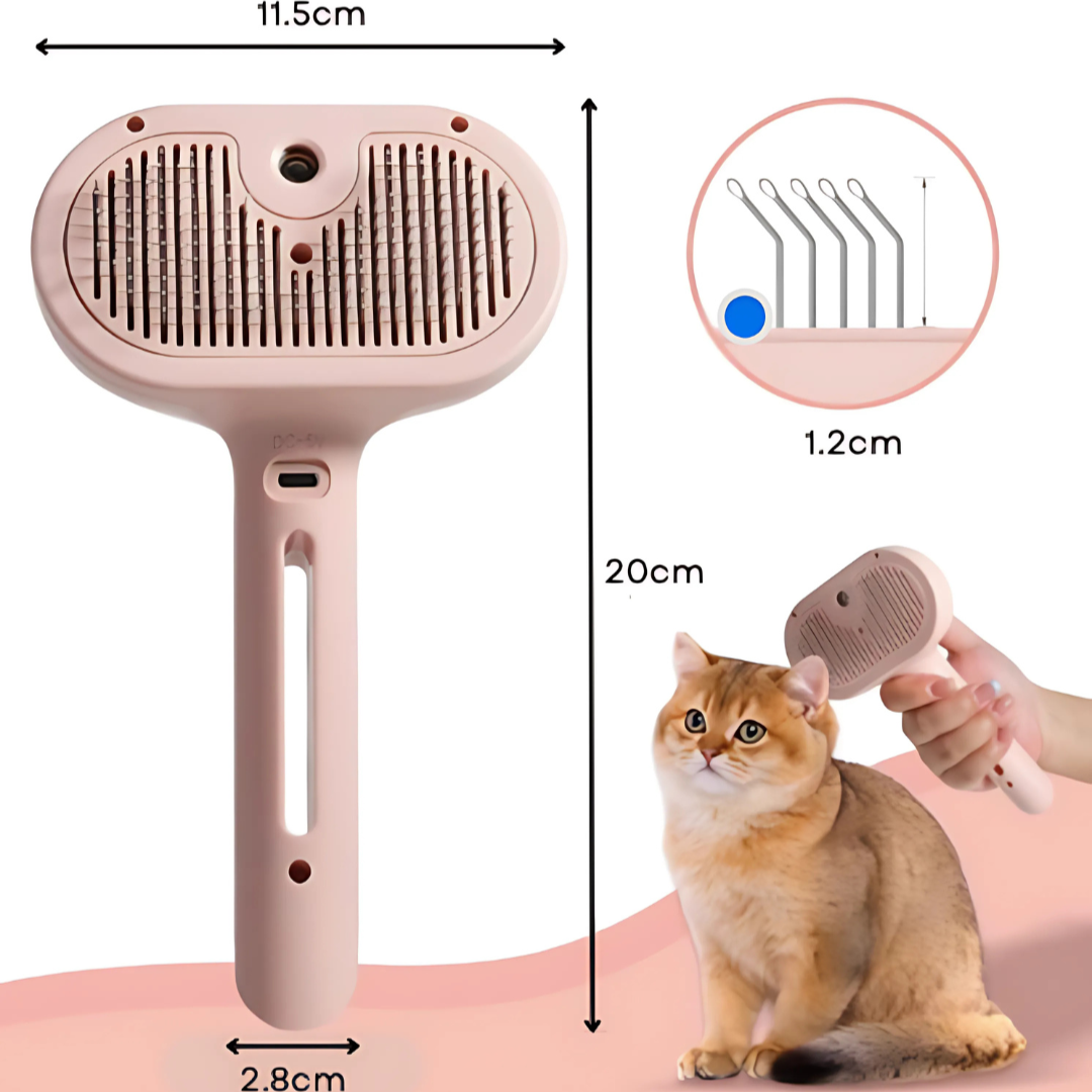 VAPORIPET - Cepillo de Vapor para Mascotas