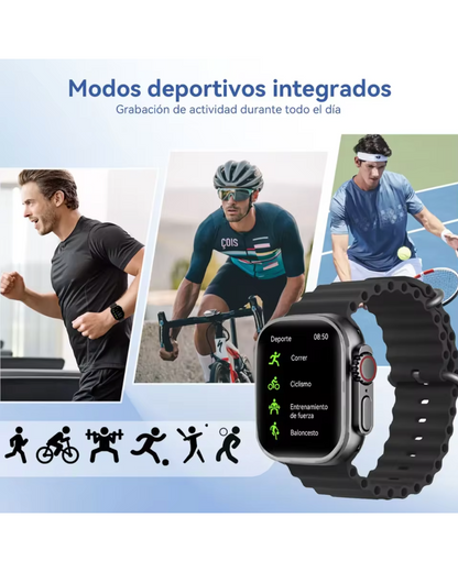 Smartwatch Ultra Pro con 2 correas