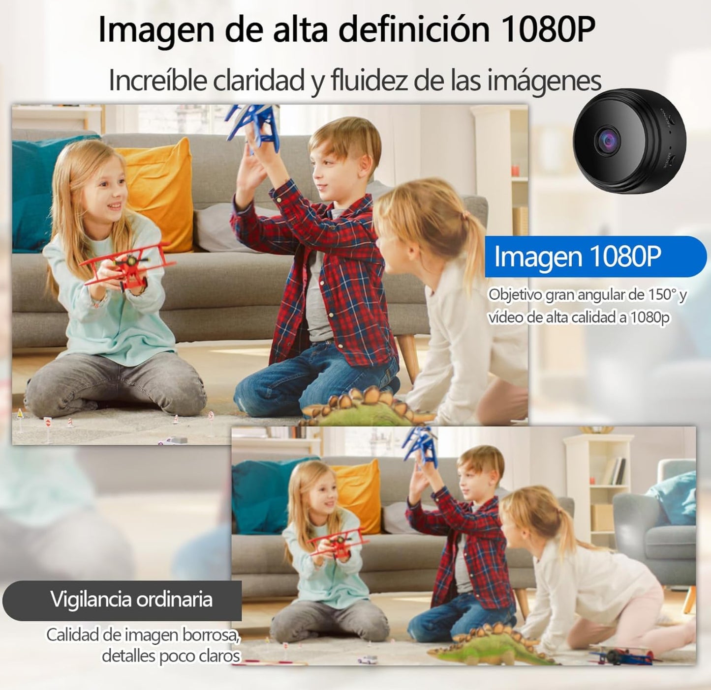 Mini Cámara 1080p HD