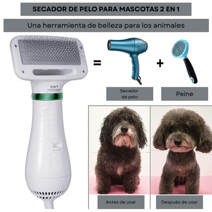 Secador de Mascotas 2 en 1